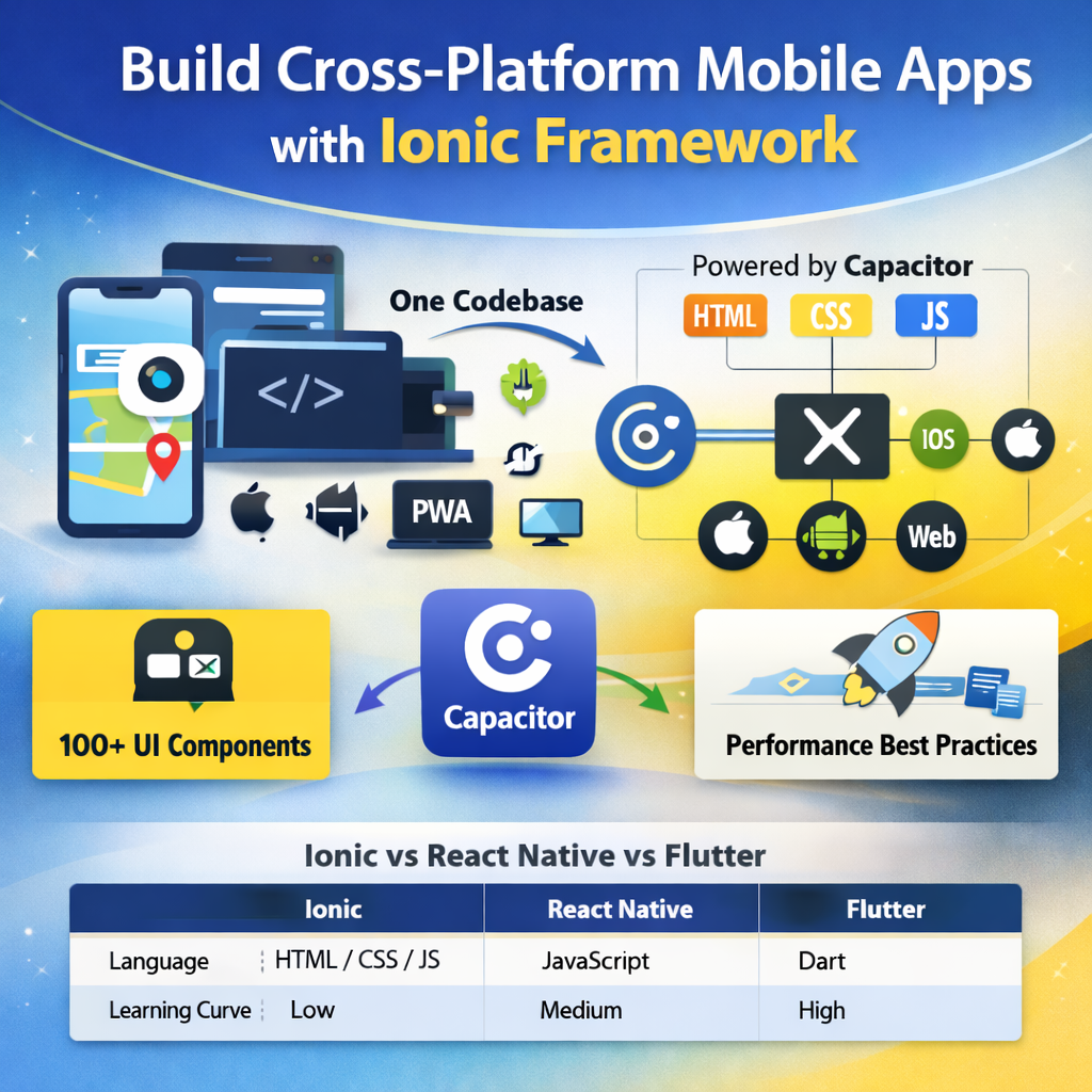 Ionic Framework: Building Cross-Platform Mobile Apps with Web Technologies